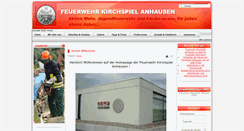 Desktop Screenshot of feuerwehr-kirchspiel-anhausen.de